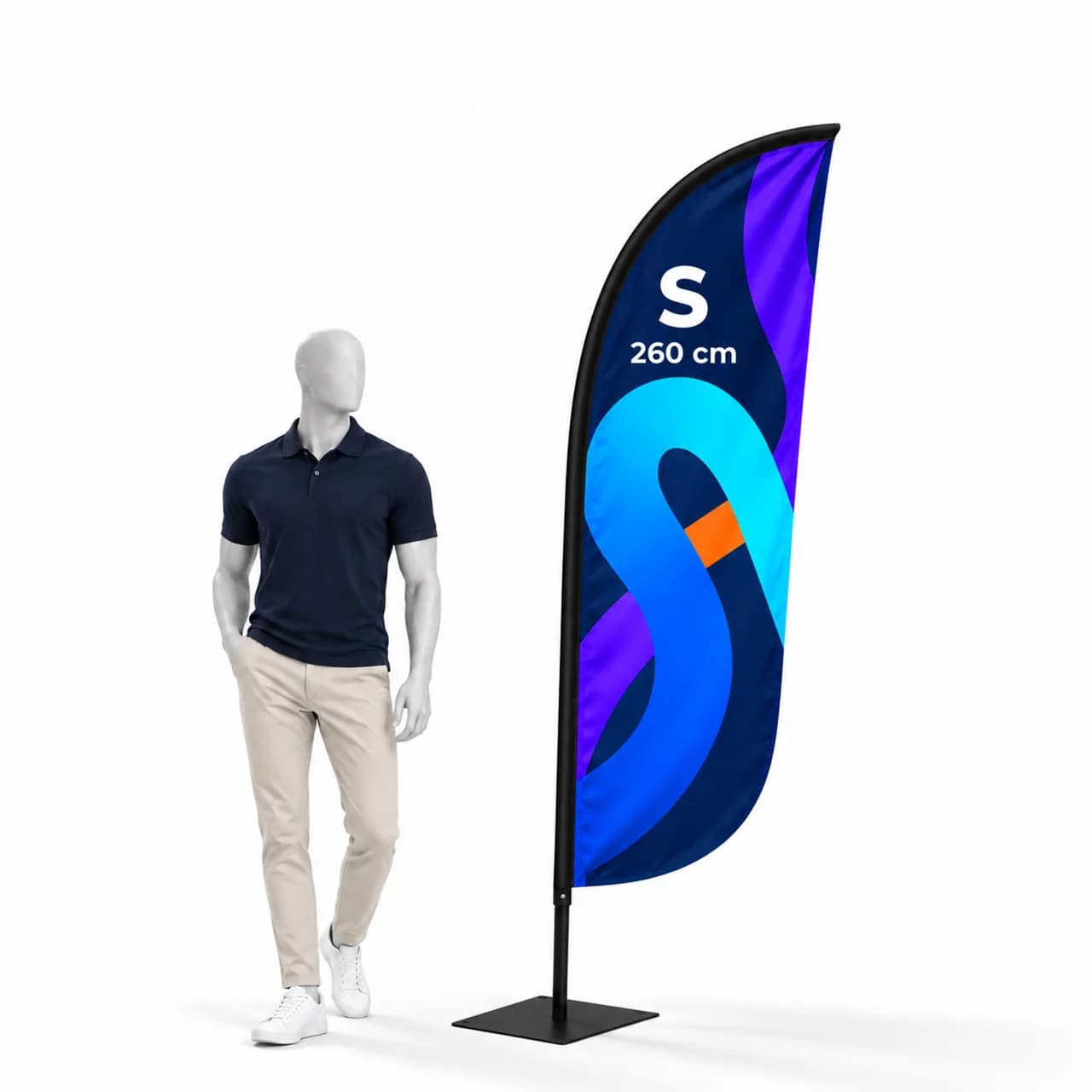 Beachflag reklamná vlajka Winder 260cm